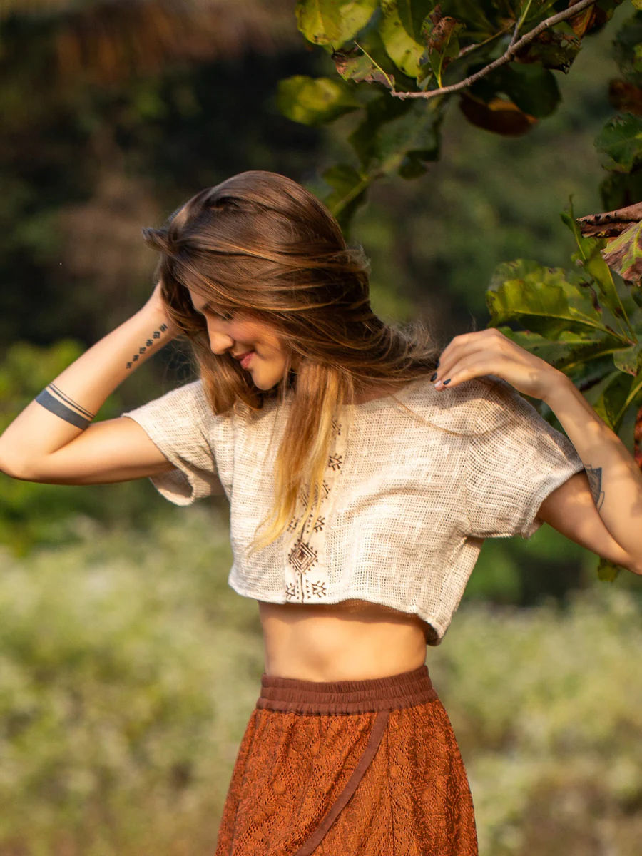 Indian Crop top